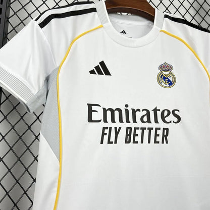Kids Real Madrid Home Jersey 25/26 Football Kit Soccer Jersey