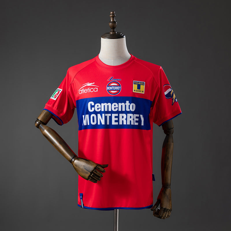 Club Tigres Away Jersey 2001-2002 Retro Football Kit Soccer Shirt