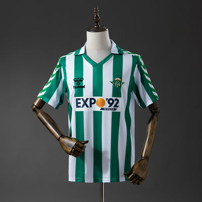 Real Betis Jersey 1987-89 Home Retro Football Kit
