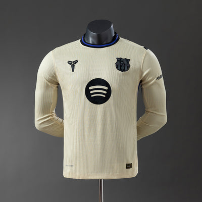 Barcelona Jersey 25/26 Away Long Sleeves Football Kit Player Version