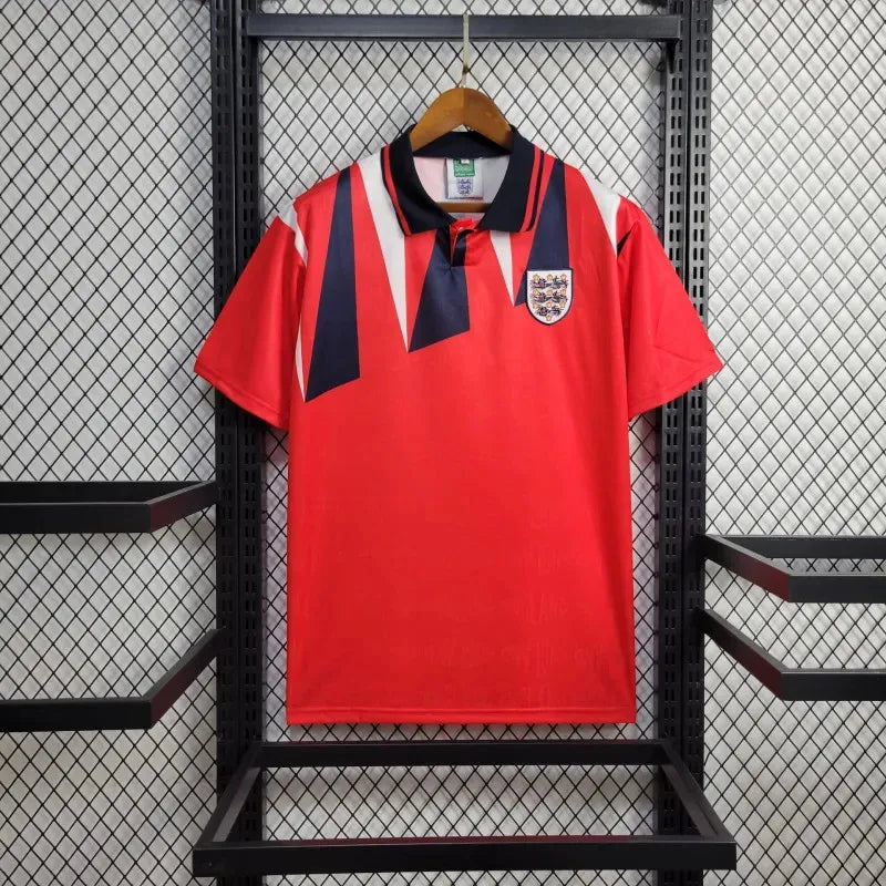Camiseta retro de visitante de Inglaterra 1992