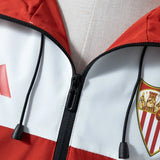 Sevilla Windbreaker 2025/26 Red White Football Kit - PalmSportss