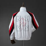AC Milan Windbreaker 2025/26 White Football Soccer Jacket