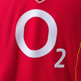 Arsenal Jersey 2004-05 Home Retro Football Kit Long Sleeves