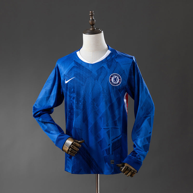 Chelsea Jersey 25/26 Home Football Kit Long SLeeves