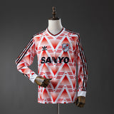 River Plate Away Jersey 1992-93 Retro Long Sleeves Football Kit Soccer Shirt