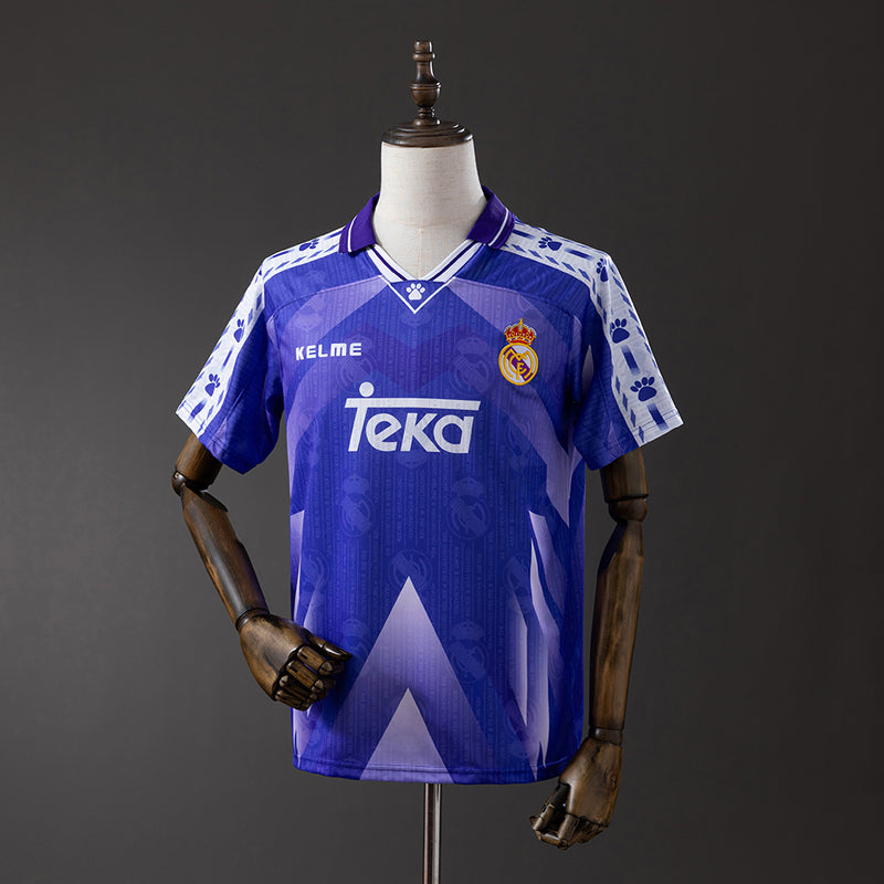 Real Madrid Jersey 1996-97 Away Retro Football Kit