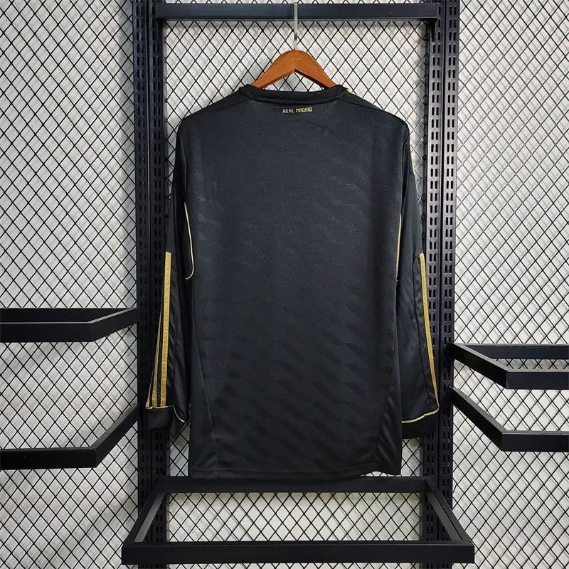 Real Madrid Jersey Away Kit 2011 2012 Retro Long Sleeves