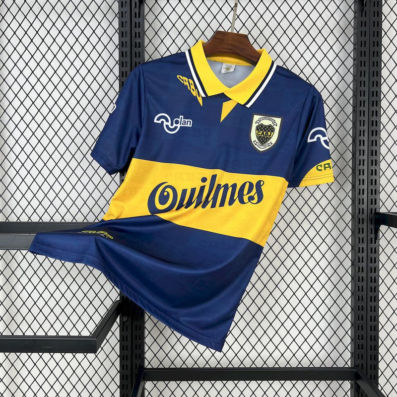 Retro Boca Juniors Jersey 1995-96 Home Football Kit Soccer Jersey