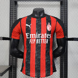 Player Version AC Milan Jersey 25/26 Football Kit Soccer Jersey - PalmSportss