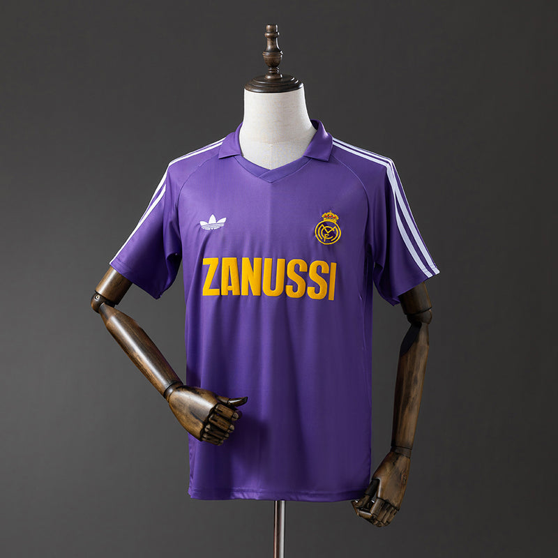 Real Madrid Jersey 1984-85 Away Retro Football Kit