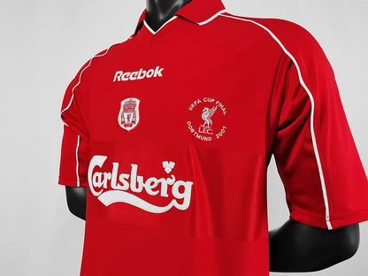 Liverpool Retro Jersey 2000/2001 Home Football Jersey Soccer Shirt