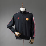 Manchester United Windbreaker 2025-26 Black Football Soccer Jacket