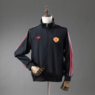 Manchester United Windbreaker 2025-26 Black Football Soccer Jacket