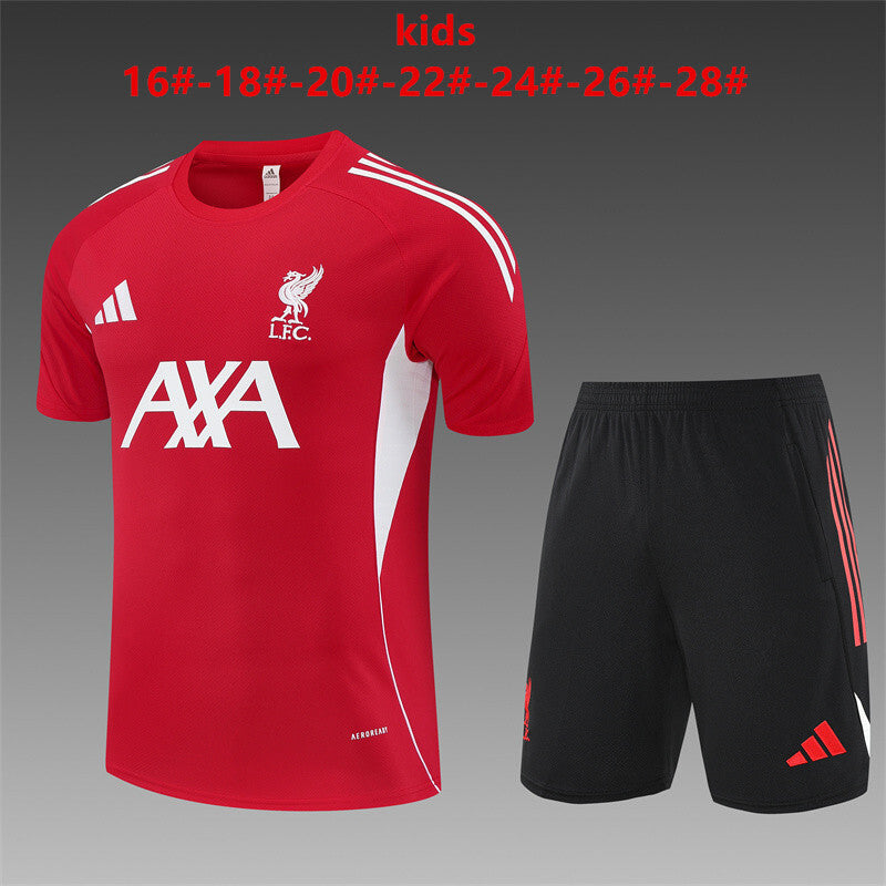 Kids Liverpool Training Tracksuits 25/26 Football Kit Soccer Jersey
