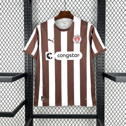 St Pauli Jersey 25/26 Home Football Kit Soccer Jersey