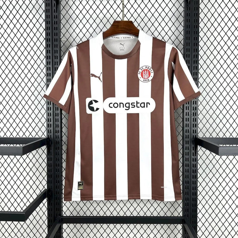 St Pauli Jersey 25/26 Home Football Kit Soccer Jersey