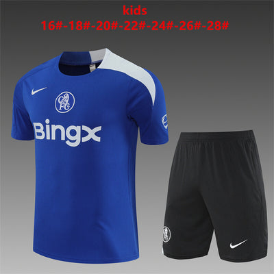 Kids Chelsea Training Tracksuits 25/26 Football Kit Soccer Jersey