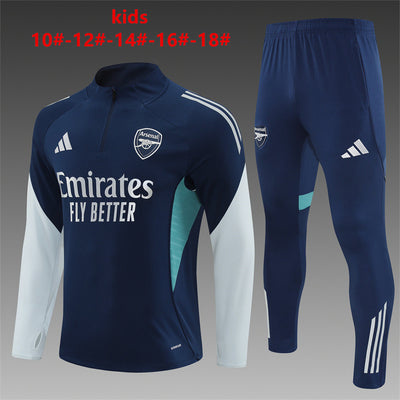 Kids Arsenal Training Tracksuits 25/26 Football Kit Soccer Jersey