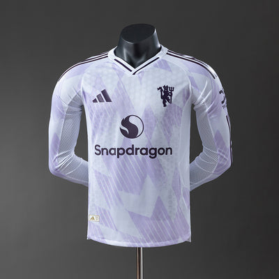 Manchester United Jersey 25/26 Away Long Sleeves Football Kit Player Version