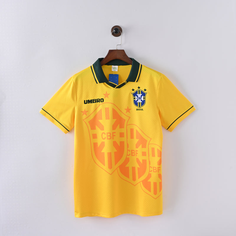 Retro Brazil Jersey 1994 Home Football Kit Soccer Jersey