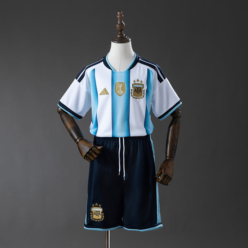 Kids Argentina Jersey 2026 World Cup Home Football Kit