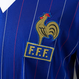 Retro France Home Jersey 1980-1982 Long Sleeves Football Kit Soccer Shirt