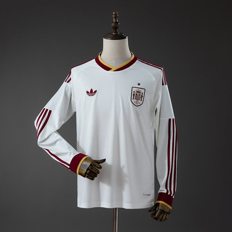 Spain Away Jersey 2026 World Cup Long Sleeves Football Kit Soccer Shirt