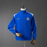 Chelsea Windbreaker 2005-06 Blue Football Kit Soccer Jersey - PalmSportss