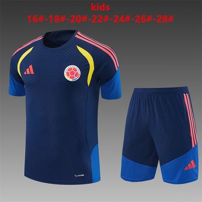 Kids Colombia Training Tracksuits 2026 Football Kit Soccer Jersey