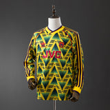 Arsenal Jersey 1991-93 Away Retro Football Kit Long Sleeves