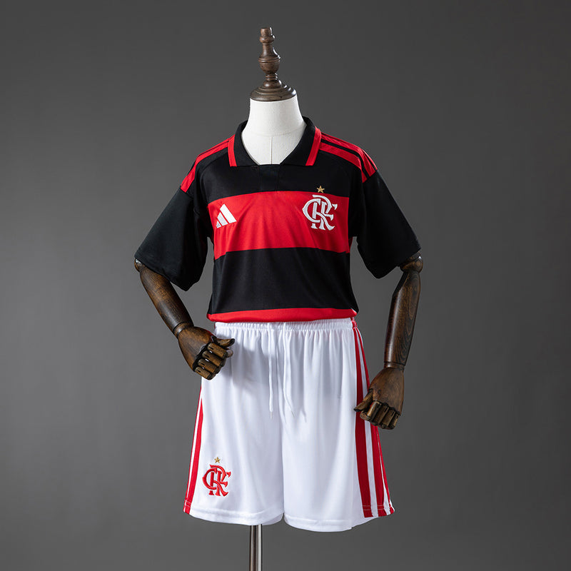Kids Flamengo Home Jersey 2026/27 Football Kit Soccer Shirt