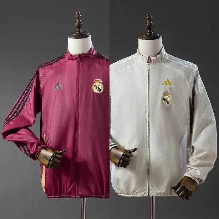Real Madrid Windbreaker 2025/26 Reversible Football Kit