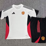 Kids Man United Training Tracksuits 25/26 Football Kit Soccer Jersey