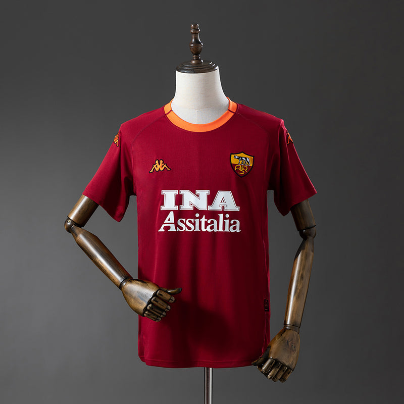 Rome Jersey 2000-01 Home Retro Football Kit