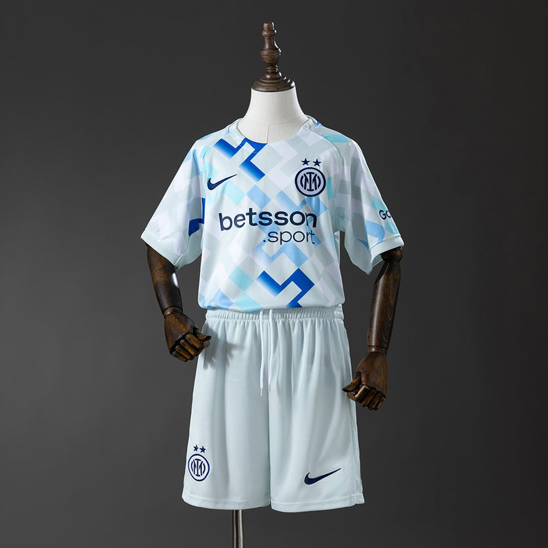 Kids Inter Milan Jersey 25/26 Away Football Kit