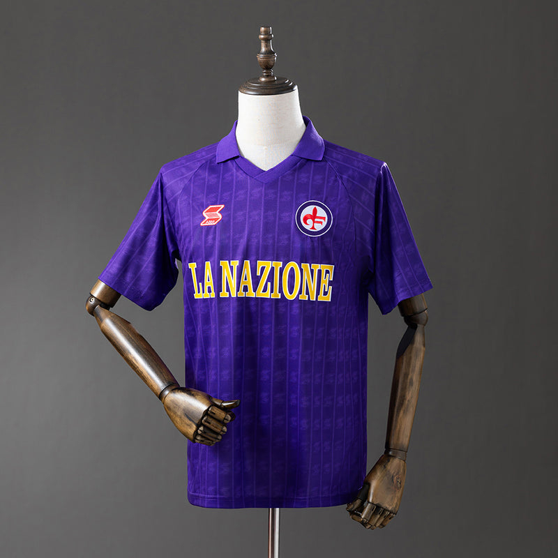 Fiorentina Jersey 1989-90 Home Retro Football Kit