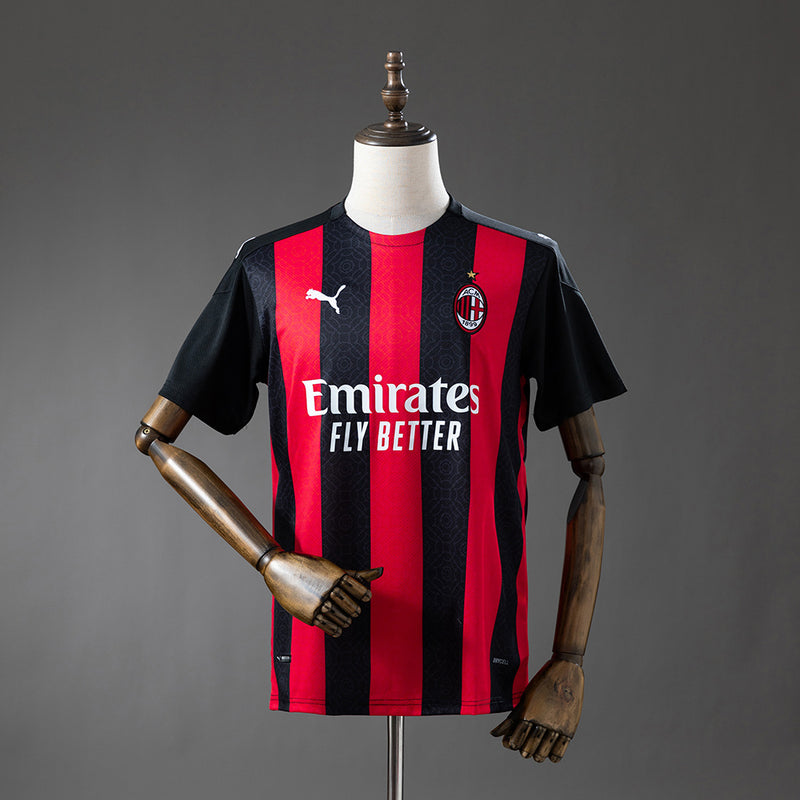 AC Milan Home Jersey 2020-21 Retro Football Kit Soccer Shirt