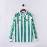 Retro Real Betis Home Jersey 1996/97 Long Sleeves Football Kit Soccer Jersey - PalmSportss