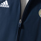 Real Madrid Windbreaker 2025-26 Navy Blue & White Football Soccer Jacket