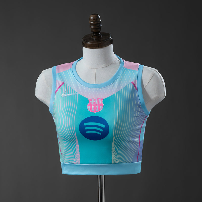 Women Barcelona Blue Vest 25/26 Football Kit Soccer Shirt