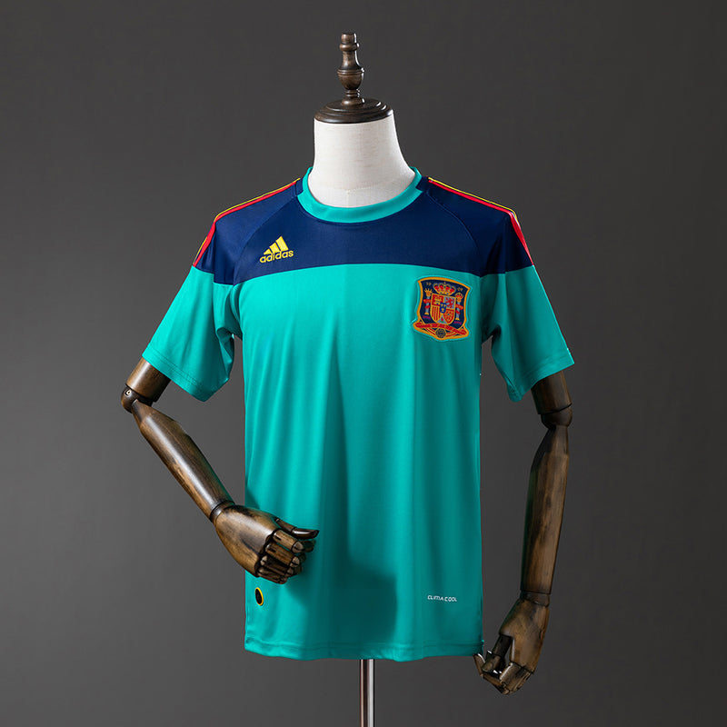 Spain Jersey 2010 Goalkeeper Retro Football Kit