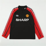 Retro Man United Training Tracksuits 1998-99 Football Kit Soccer Jersey