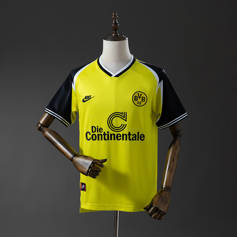 Dortmund Jersey 1995-96 Home Retro Football Kit