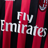AC Milan Jersey 2017-18 Home Retro Football Kit