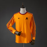 AS Roma Orange Jersey 2026-2027 Long Sleeves Football Kit Soccer Shirt PalmSportss