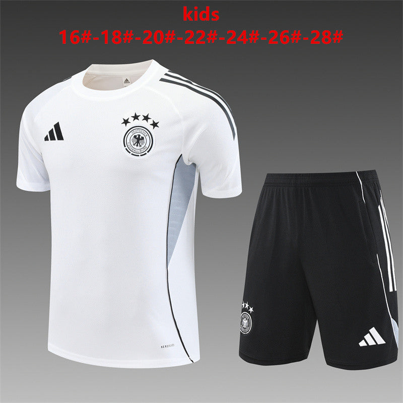 Kids Germany Training Tracksuits 25-26 Football Kit Soccer Jersey