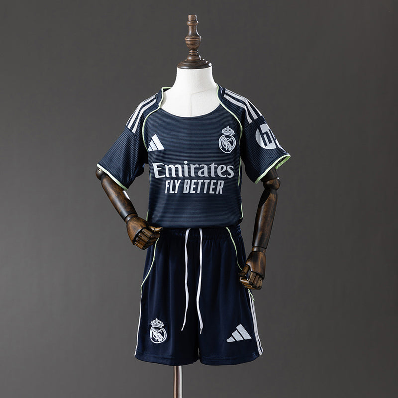 Kids Real Madrid Jersey 25/26 Away Football Kit