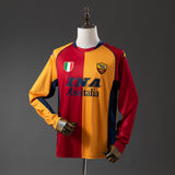 Rome Jersey 2001-02 Home Retro Football Kit Long Sleeves