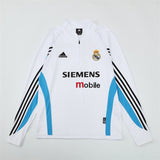 Retro Real Madrid Training Tracksuits 2003-04 Football Kit Soccer Jersey